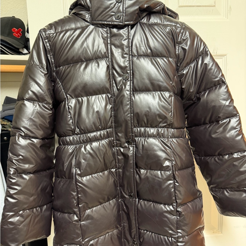 Abercrombie & Fitch Girls Black Puffer Coat